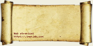 Cane Kovač vizit kartica